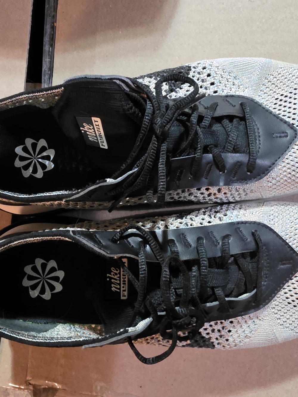 Nike Women’s Flyknit Trainers - Black and White